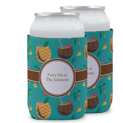 Coconut Drinks Can Cooler (12 oz) w/ Name or Text