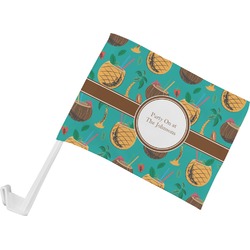 Coconut Drinks Car Flag - Small w/ Name or Text