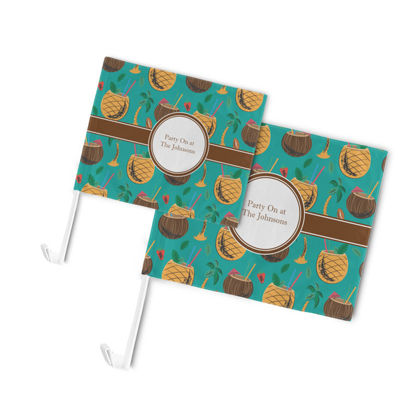 Coconut Drinks Car Flags - PARENT MAIN (both sizes)