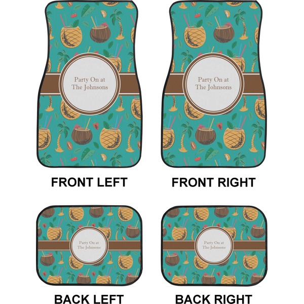 Coconut Drinks Car Floor Mats Set (2F + 2B)