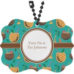 Coconut Drinks Rear View Mirror Charm (Personalized)
