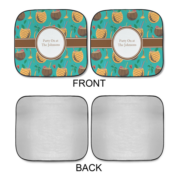 Coconut Drinks Car Sun Shades - APPROVAL