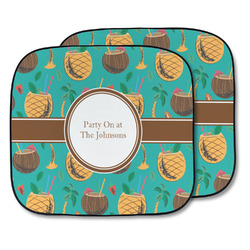 Coconut Drinks Car Sun Shade - Two Piece (Personalized)