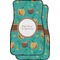 Coconut Drinks Car Floor Mats (Front Seat) (Personalized)