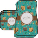 Coconut Drinks Car Floor Mats Set - 2 Front & 2 Back (Personalized)