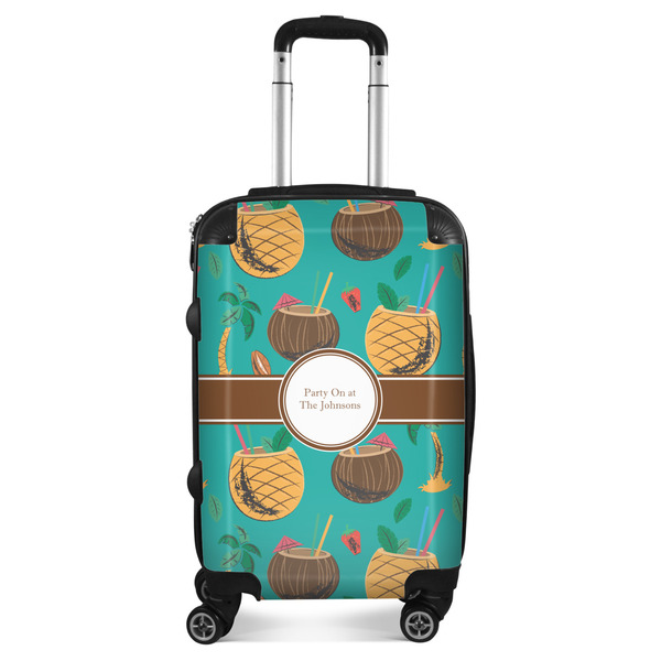 Custom Coconut Drinks Suitcase - 20" Carry On (Personalized)
