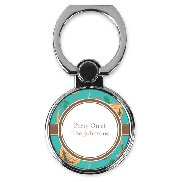 Custom Coconut Drinks Cell Phone Ring Stand & Holder (Personalized)
