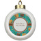 Coconut Drinks Ceramic Ball Ornament (Personalized)