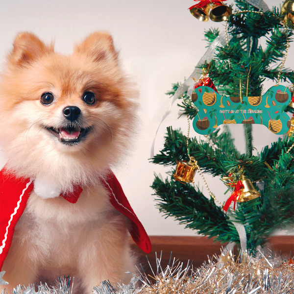 Coconut Drinks Ceramic Flat Ornament - Bone (LIFESTYLE)