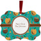Coconut Drinks Christmas Ornament (Front View)