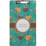 Coconut Drinks Clipboard (Legal Size) (Personalized)