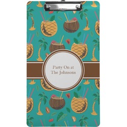 Coconut Drinks Clipboard (Legal Size) (Personalized)