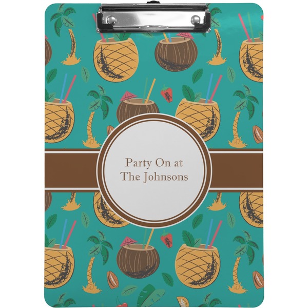 Custom Coconut Drinks Clipboard (Personalized)