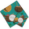 Coconut Drinks Cloth Napkins - Personalized Lunch & Dinner (PARENT MAIN)