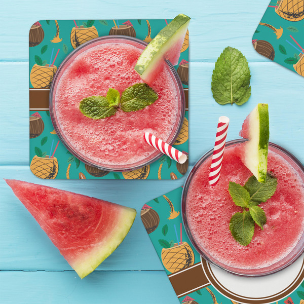 Coconut Drinks Coaster Set - LIFESTYLE