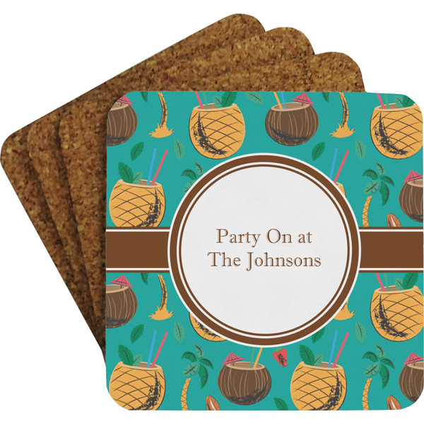 Coconut Drinks Coaster Set (Personalized)