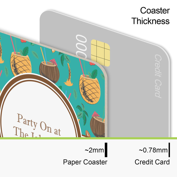 Coconut Drinks Coaster Thickness