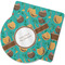 Coconut Drinks Rubber Backed Coaster (Personalized)