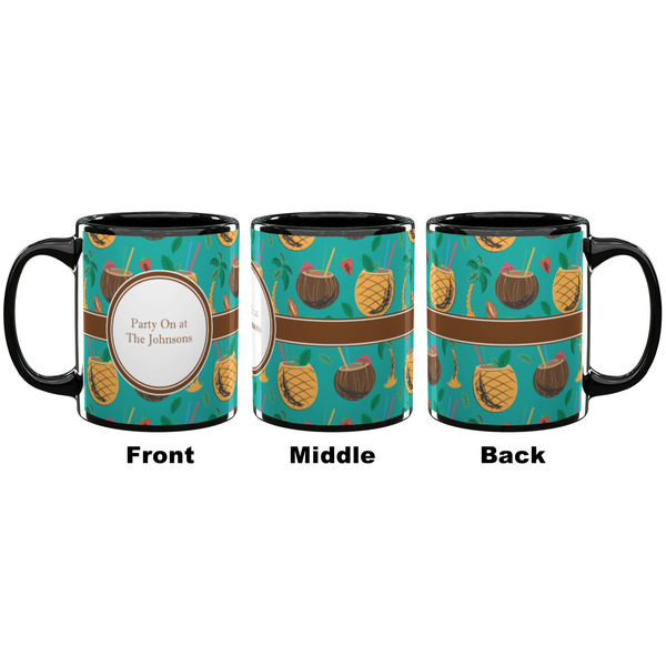 Coconut Drinks Coffee Mug - 11 oz - Black APPROVAL