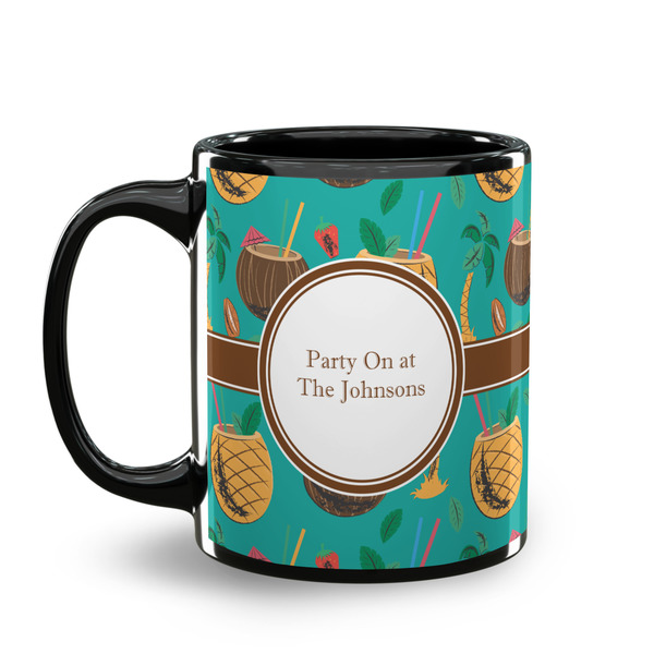 Coconut Drinks Coffee Mug - 11 oz - Black