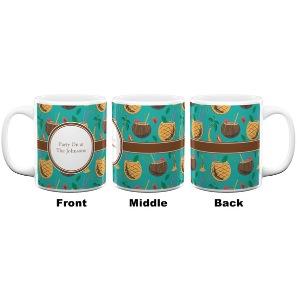 Coconut Drinks Coffee Mug - 11 oz - White APPROVAL