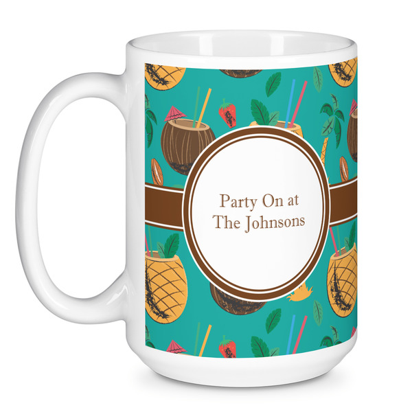 Coconut Drinks Coffee Mug - 15 oz - White