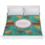 Coconut Drinks Comforter - King (Personalized)
