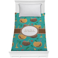Coconut Drinks Comforter - Twin (Personalized)