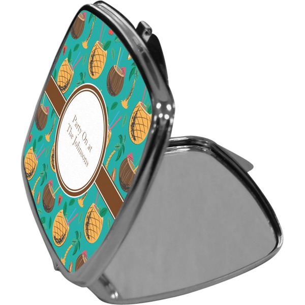 Coconut Drinks Compact Mirror (Side View)
