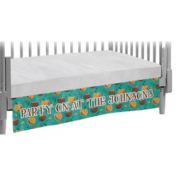 Coconut Drinks Crib Skirt (Personalized)