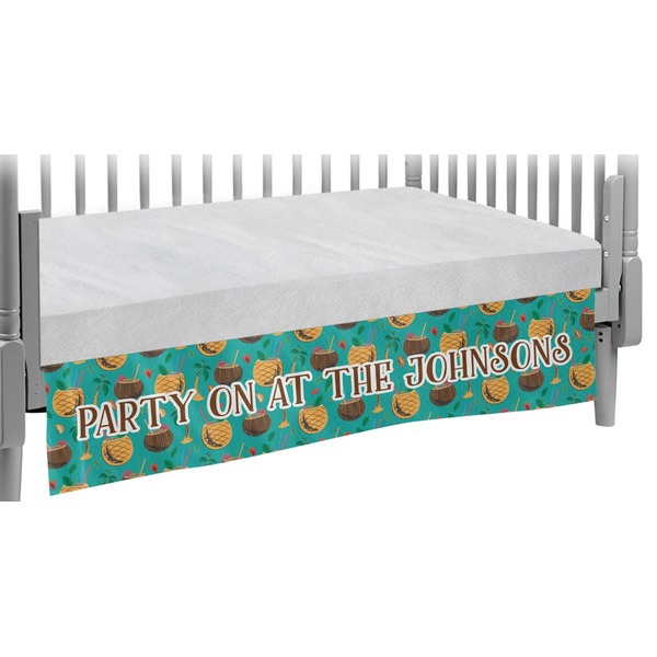Custom Coconut Drinks Crib Skirt (Personalized)