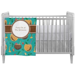 Coconut Drinks Crib Comforter / Quilt (Personalized)