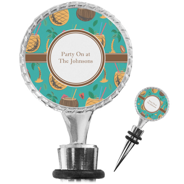 Custom Coconut Drinks Wine Bottle Stopper (Personalized)