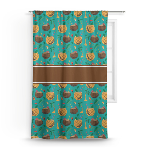 Custom Coconut Drinks Curtain Panel - Custom Size