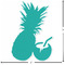 Coconut Drinks Custom Shape Iron On Patches - L - APPROVAL