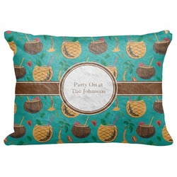 Coconut Drinks Decorative Baby Pillowcase - 16"x12" (Personalized)