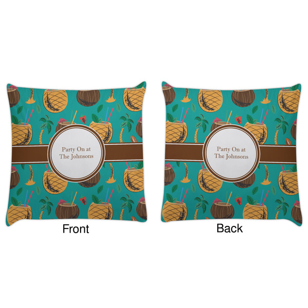 Coconut Drinks Decorative Pillow Case - Approval