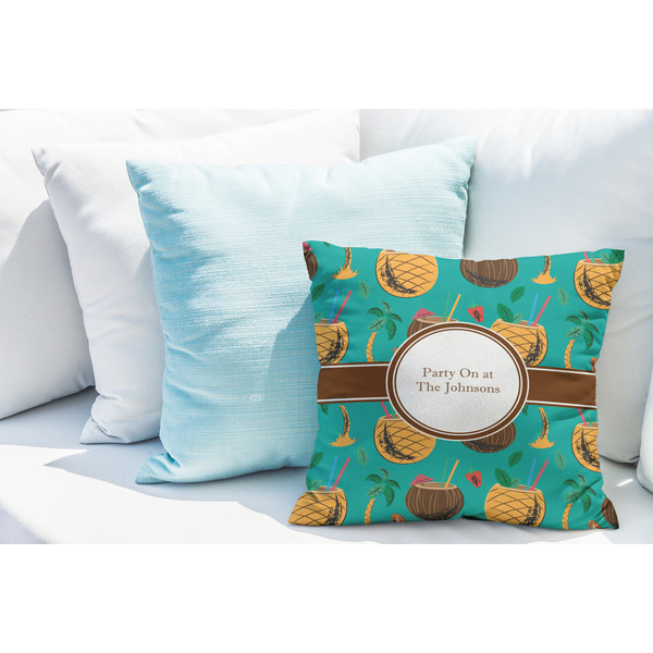 Coconut Drinks Decorative Pillow Case - LIFESTYLE 2