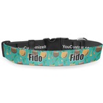 Coconut Drinks Deluxe Dog Collar - Extra Large (16" to 27") (Personalized)