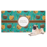 Coconut Drinks Dog Towel (Personalized)