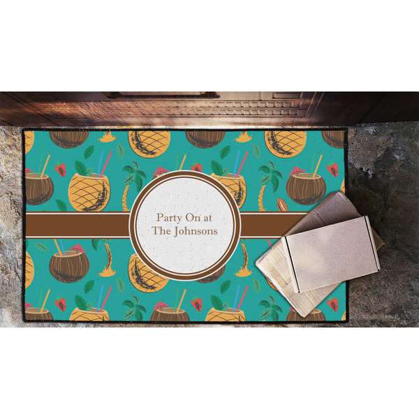 Coconut Drinks Door Mat - LIFESTYLE (Lrg)