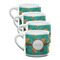 Coconut Drinks Double Shot Espresso Mugs - Set of 4 Front