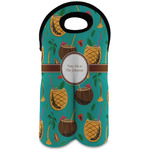 Coconut Drinks Wine Tote Bag (2 Bottles) (Personalized)