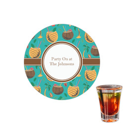 Coconut Drinks Printed Drink Topper - 1.5" (Personalized)