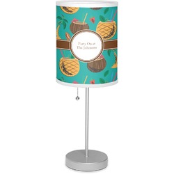 Coconut Drinks 7" Drum Lamp with Shade Linen (Personalized)