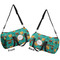 Coconut Drinks Duffle bag small front and back sides