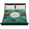 Coconut Drinks Duvet Cover - King - On Bed - No Prop