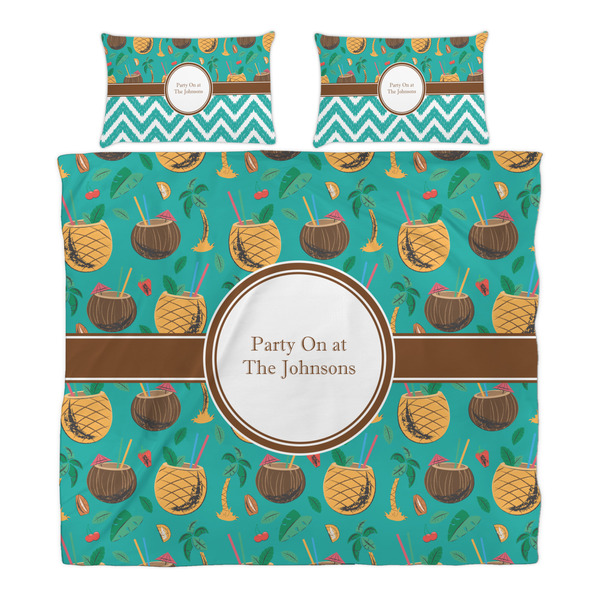 Coconut Drinks Duvet Cover Set - King - Alt Approval