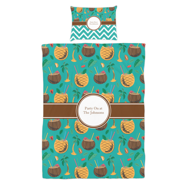 Coconut Drinks Duvet Cover Set - Twin - Alt Approval