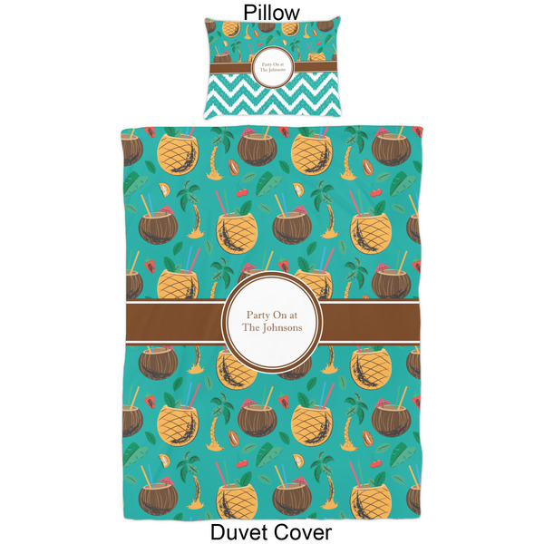 Coconut Drinks Duvet Cover Set - Twin - Approval